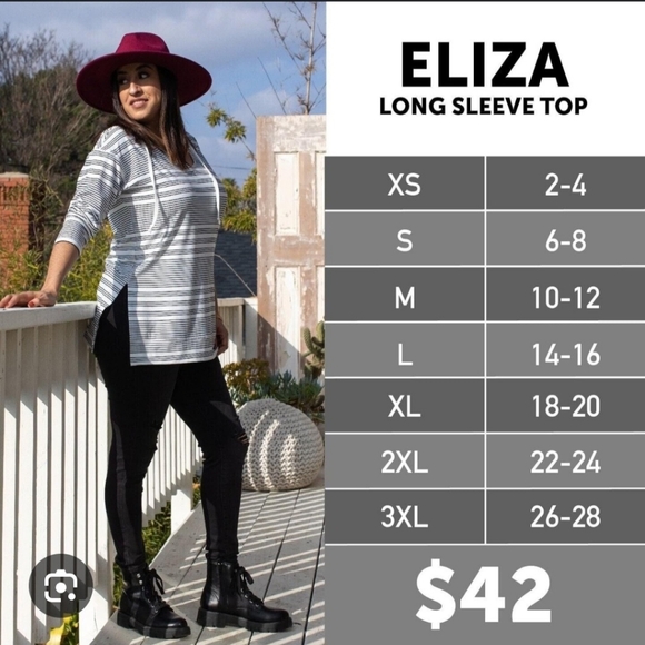 LuLaRoe Eliza Hoodie - Picture 5 of 5